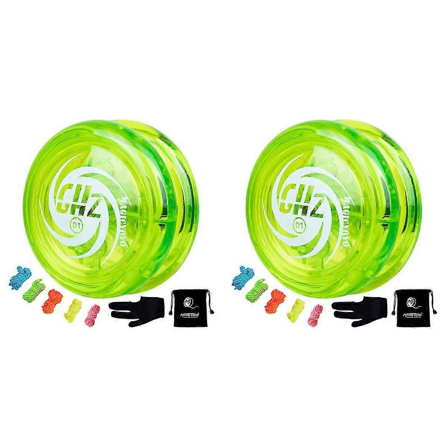 Responsive Yoyo D1 GHZ, Professional Looping Yoyos ,Green