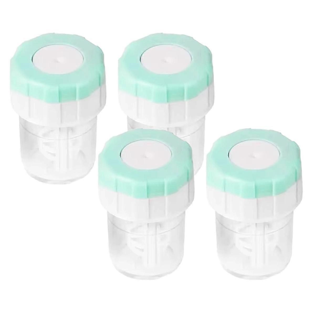 Portable Contact Lens Cleaner Case - Manual Washer for Efficient and Safe Cleaning of Soft and Hard