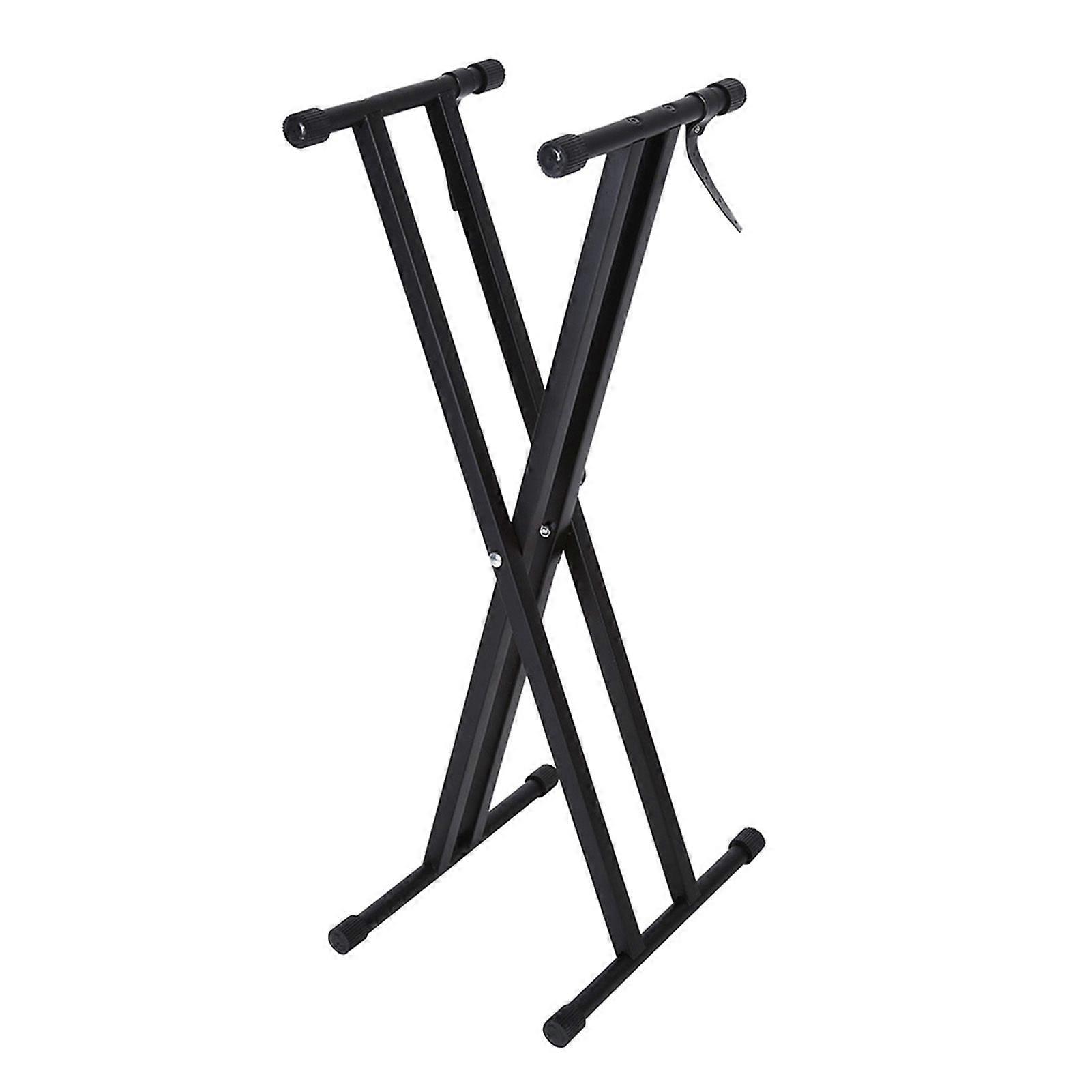 Portable X style Keyboard Stand Double Braced Music Electric Organ Holder Adjustable Height
