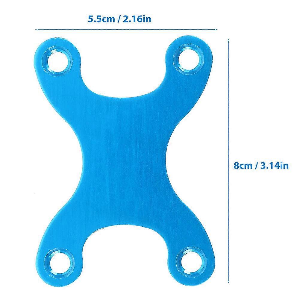 Skateboard Bridge Gasket Fixing Aluminum Skateboard Accessory 12Pcs
