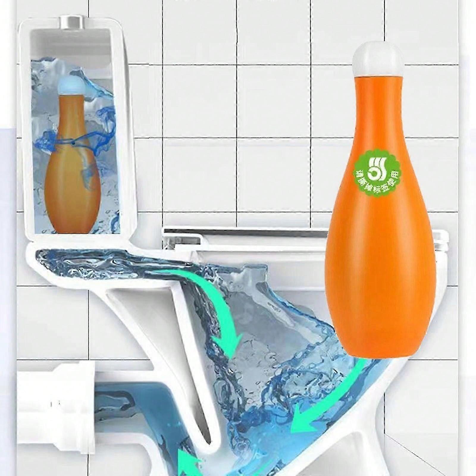 Bowling Blue Bubble Toilet Bowl Cleaner Automatic Long-Lasting Toilet Bowl Cleaner In Bottle Toilet Fresheners Deodorizing Descaling Toilet