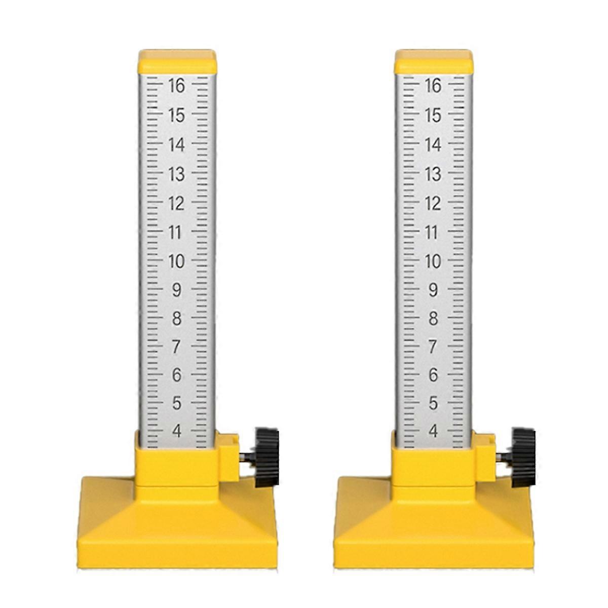 2PCS Equal Height Ruler Positioning Horizontal Elevation Ruler, B
