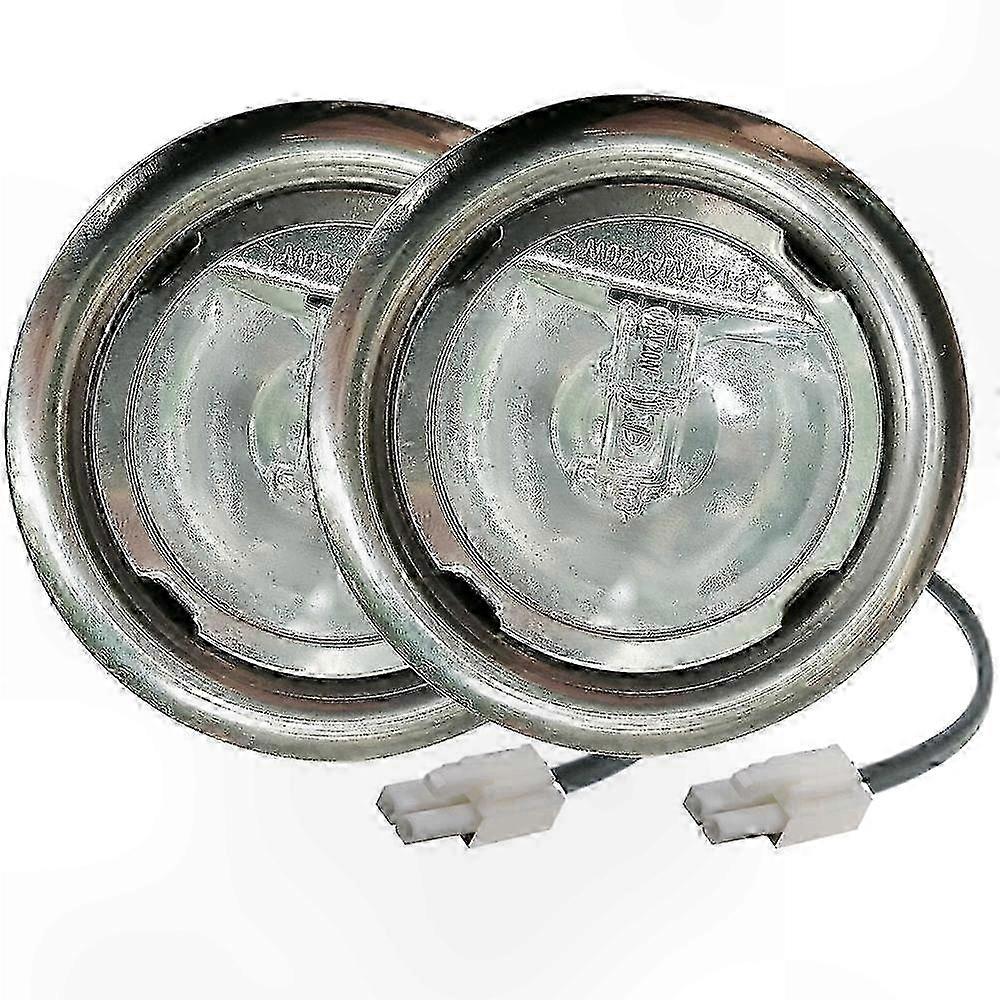 2-Pack G4 Halogen Bulbs 20W 12V AC Clear Glass for Cabinet and Display Lighting