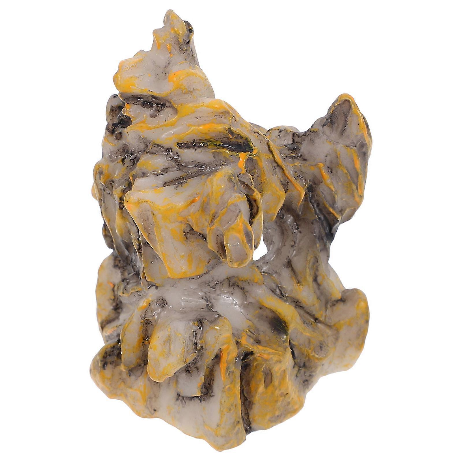 Resin Mini Rockery Bonsai Decor for Micro Landscape 5Pcs