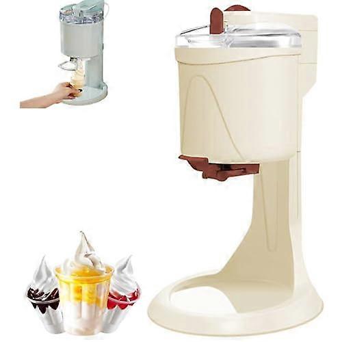 Soft Serve Ice Cream Maker 1L Capacity Electric Countertop Model Home Bar Cafe Use Makes Homemade Desserts