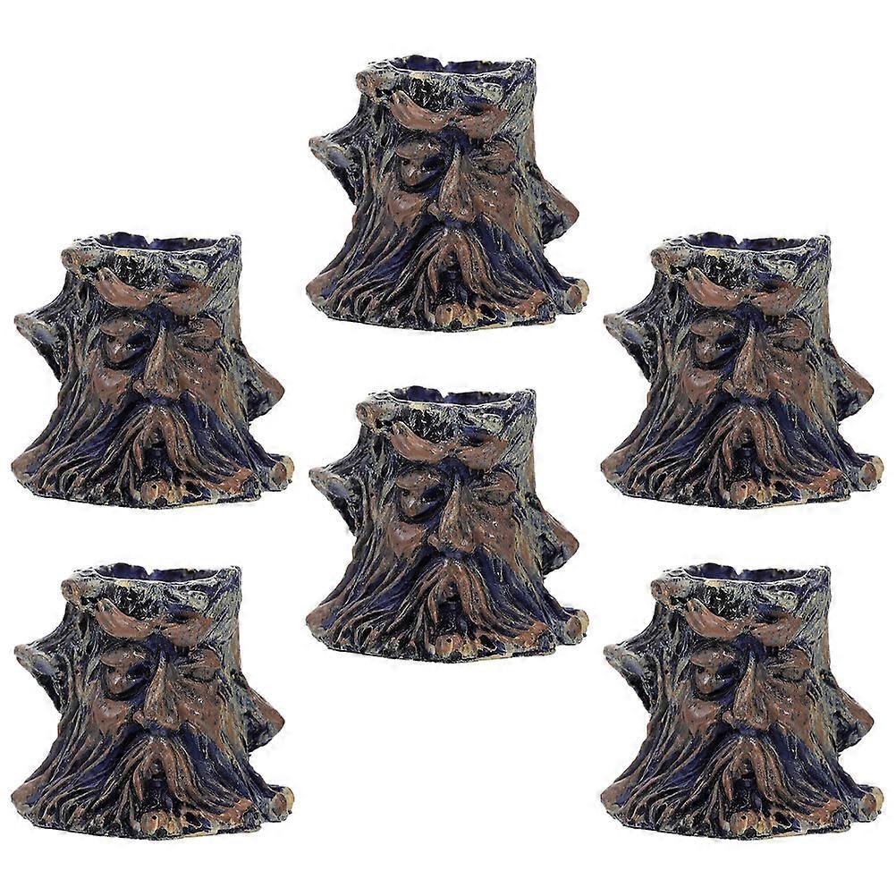 Reptile Water Bowls Resin Bowls for Pet Feeding 30Pcs Light Brown