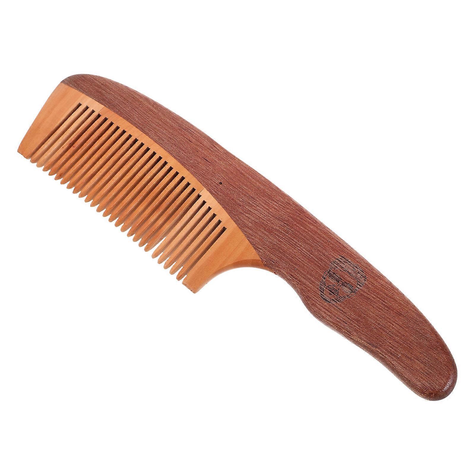 Natural Oil Stimulation Beard Comb For Men Durable Wood Holidays 1Set