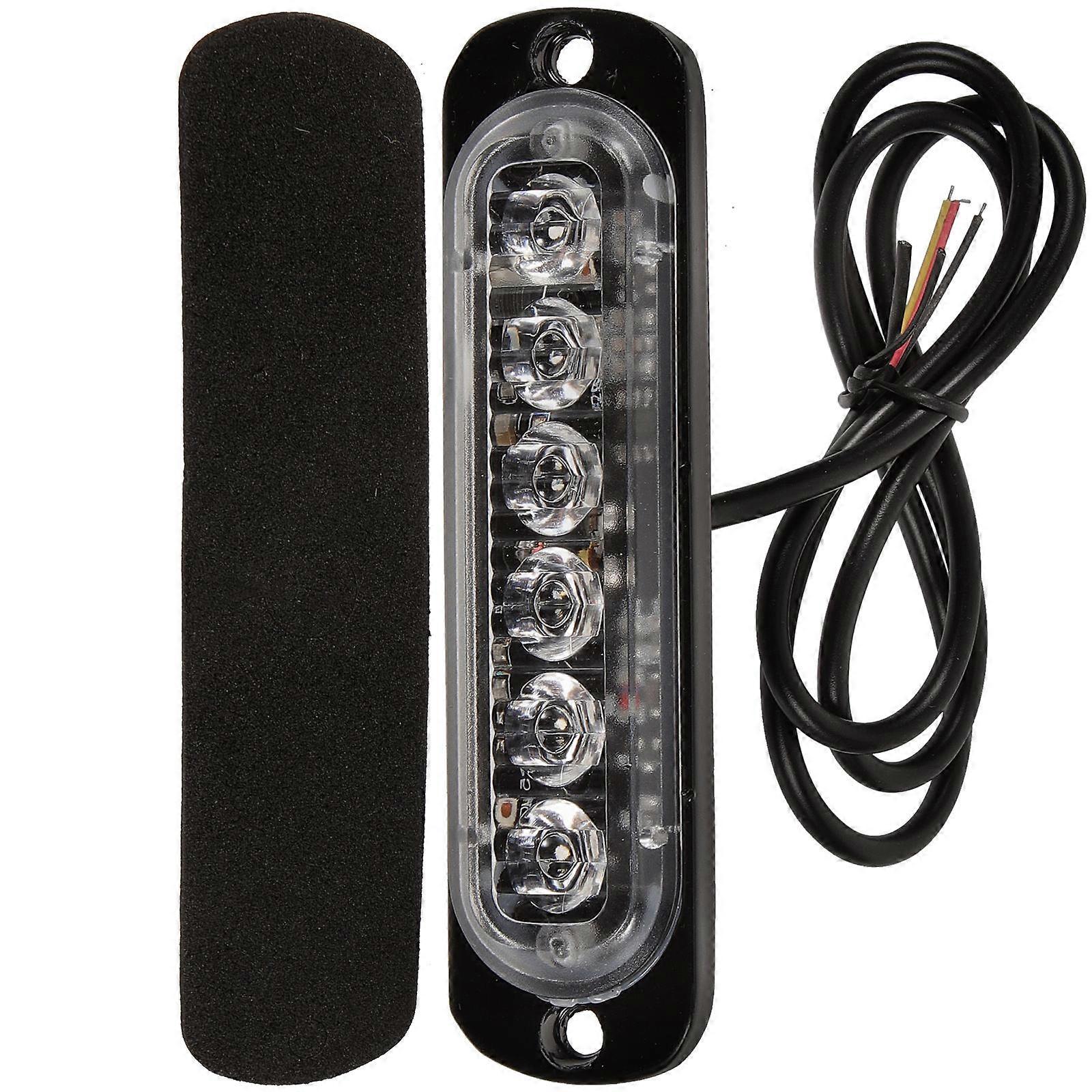 Strobe Lights Auto Strobe Light Emergency Caution Blue 11.00x2.80x2.80cm Energy-Saving 1Pack