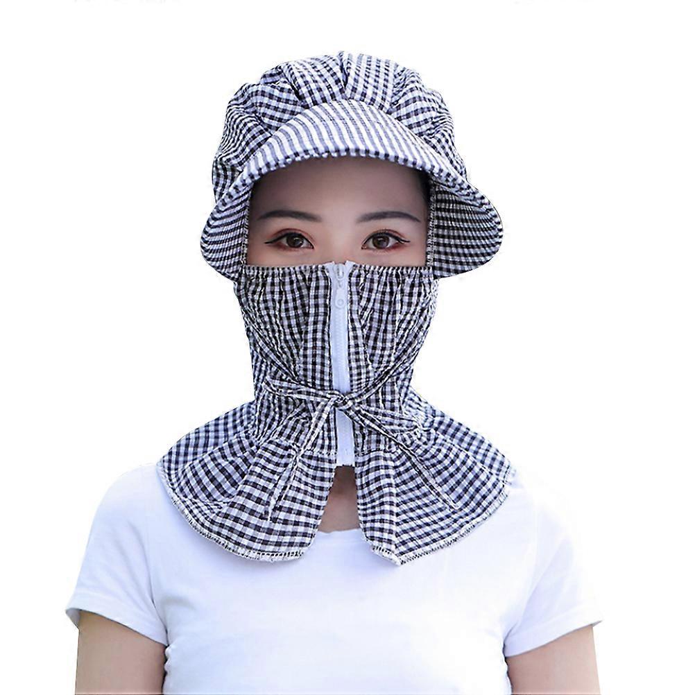 Hat Mask Set for Uv Protection Outdoor Use 3Pcs