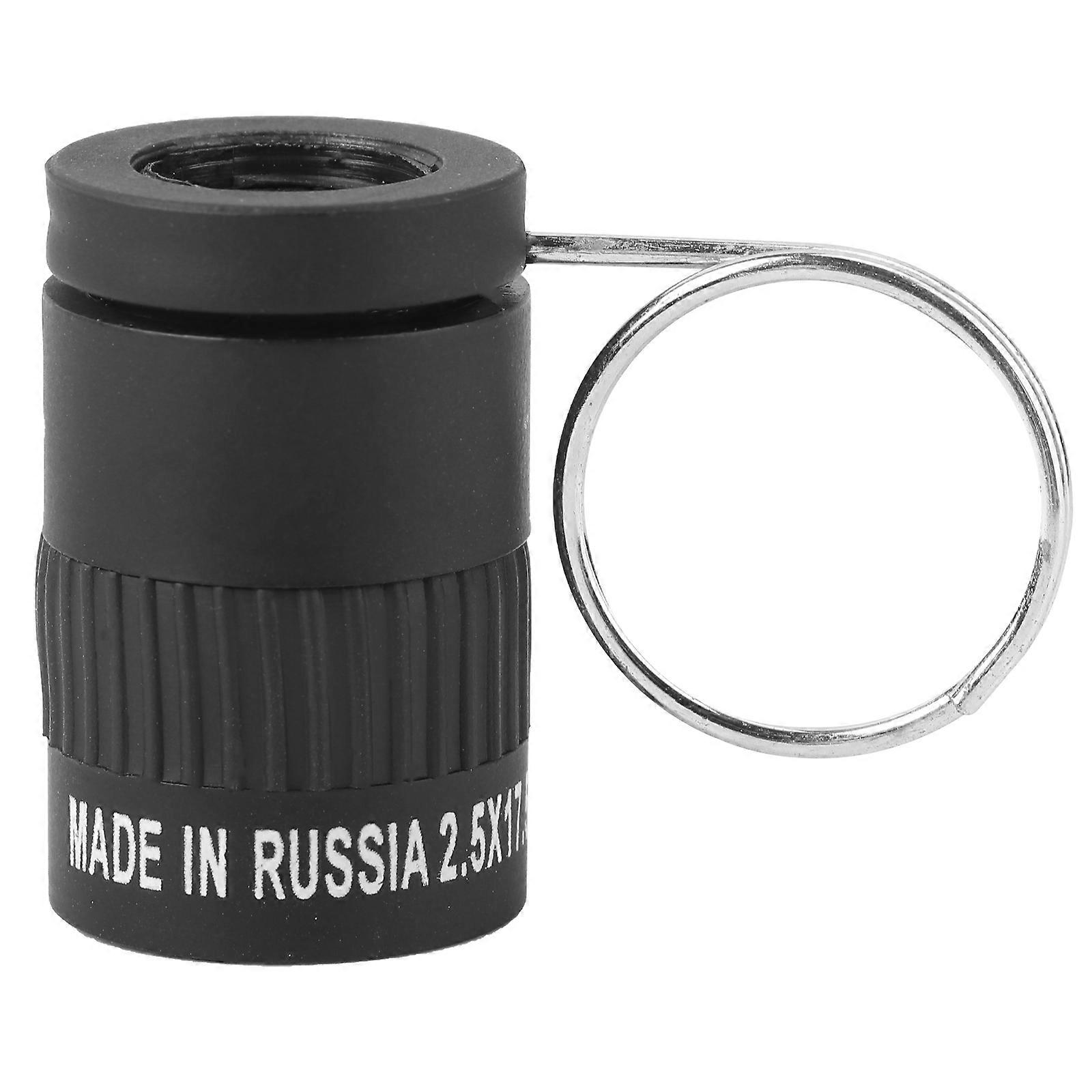 Pocket Portable Mini Telescope Ideal For Bird Watching Black Compact Design Light Transmission 1Set