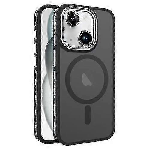 Compatible with Iphone 15 Two-color Frosted Magsafe Magnetic Mobile Phone Case 2025