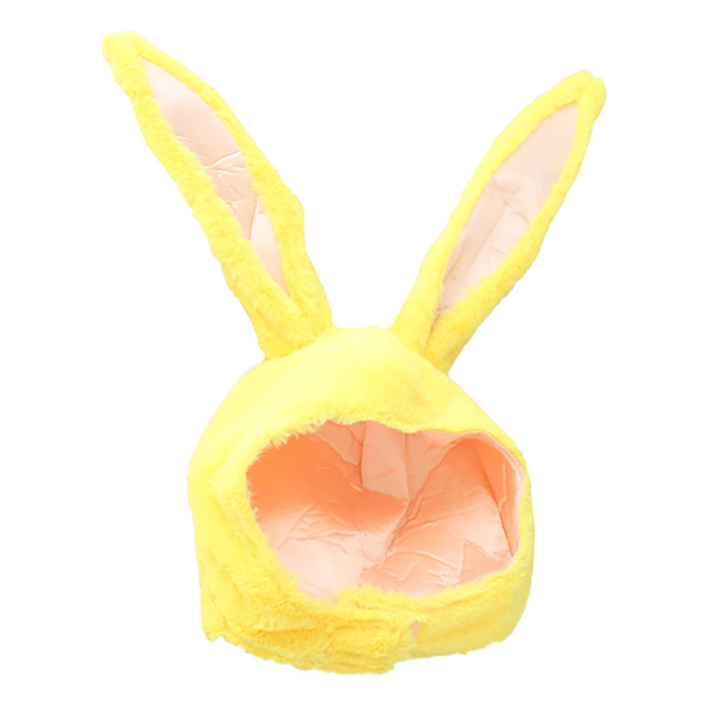Plush Party Hat Easter Rabbit Hat for Party 2Pcs Yellow Costume