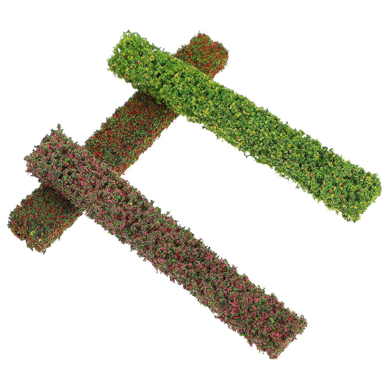 Mini Flowerbed Shrubs for Decor 9Pcs Mini House Garden Scene