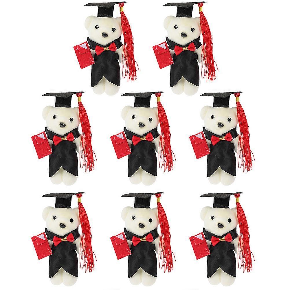 Bear Shape Bouquet Ornaments for Graduation DIY 64Pcs Set