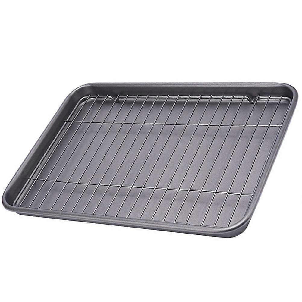 Baking Sheet Pan Rectangular Baking Pan Non-Stick Pizza Baking 1Set