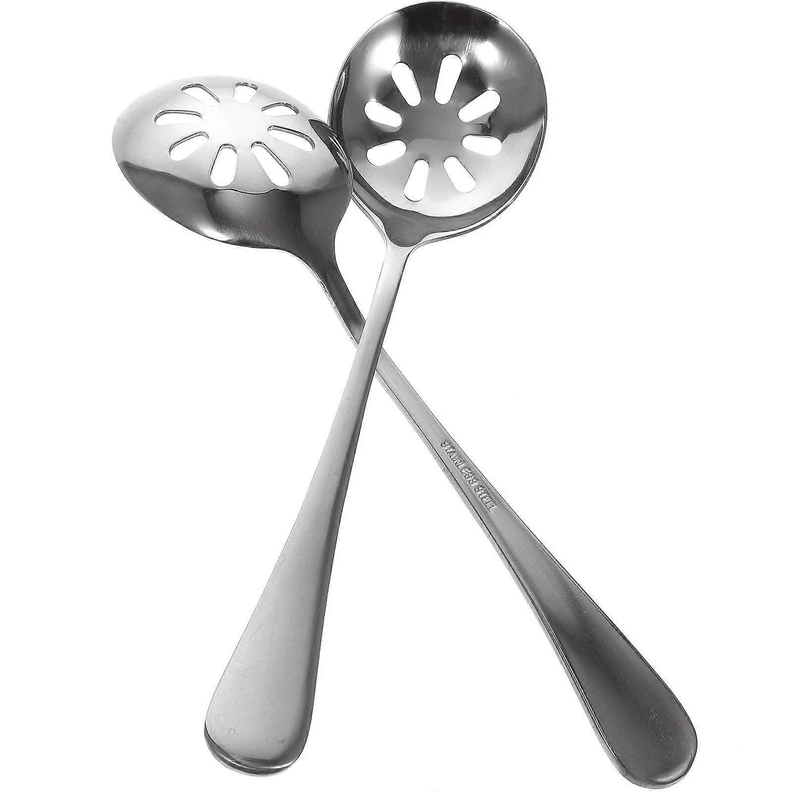 Stainless Steel Serving Spoons for Cooking 10Pcs Kitchen Utensils