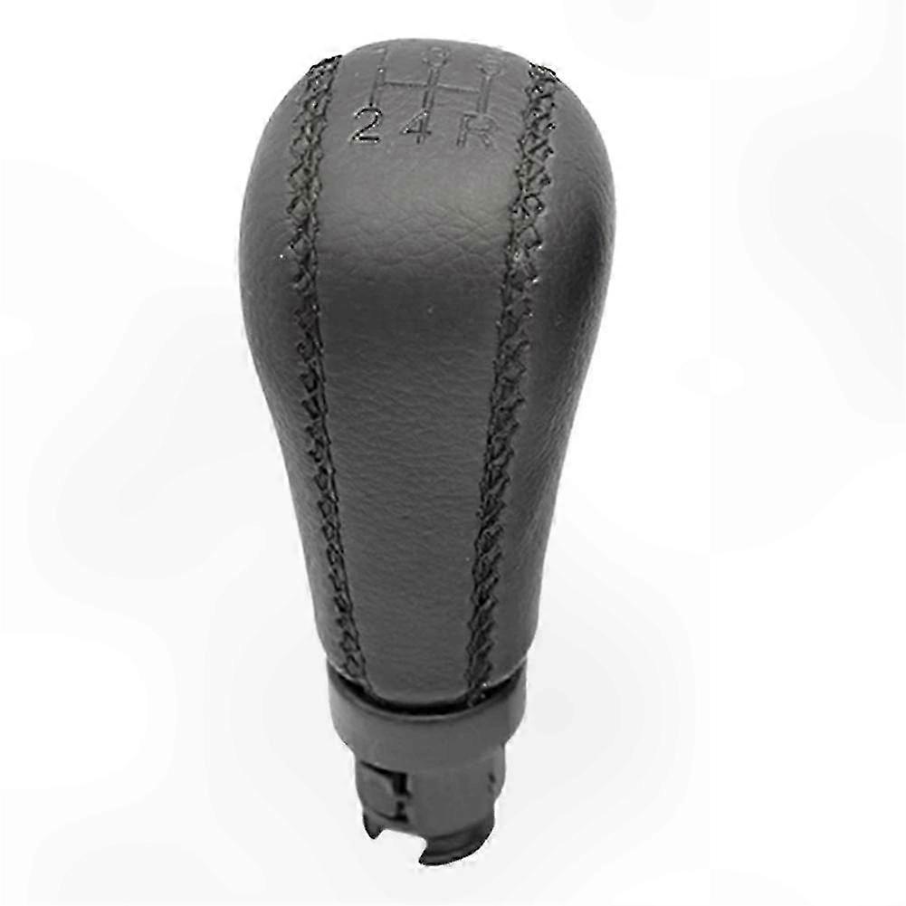 Synthetic Leather Gear Shift Knob for Manual Cars 5-Speed Transmission Accessories Compatible with Multiple Models