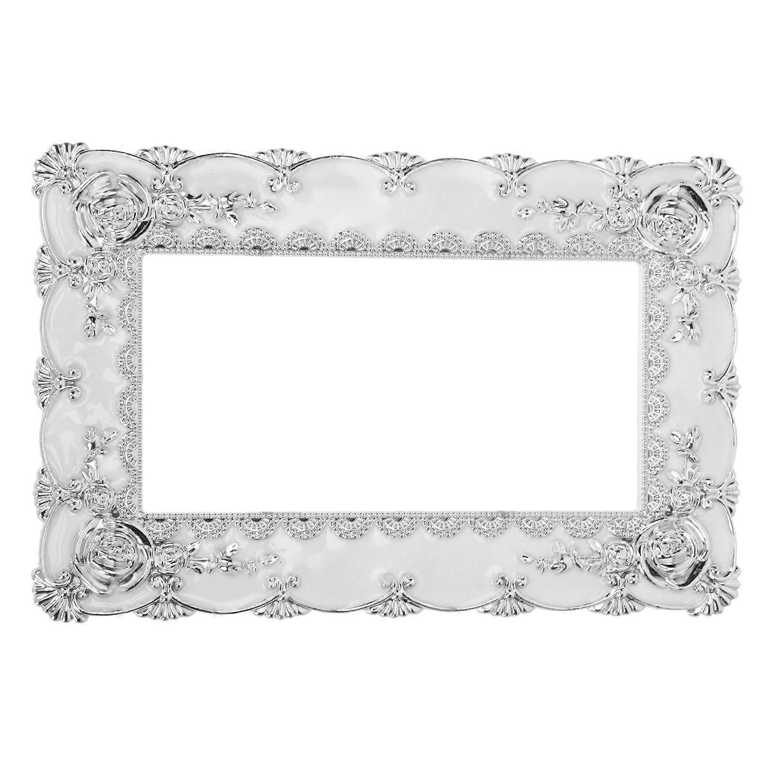 Elegant Wall Socket Stickers for Decoration Use 3Pcs Silver Self-Adhesive Patch