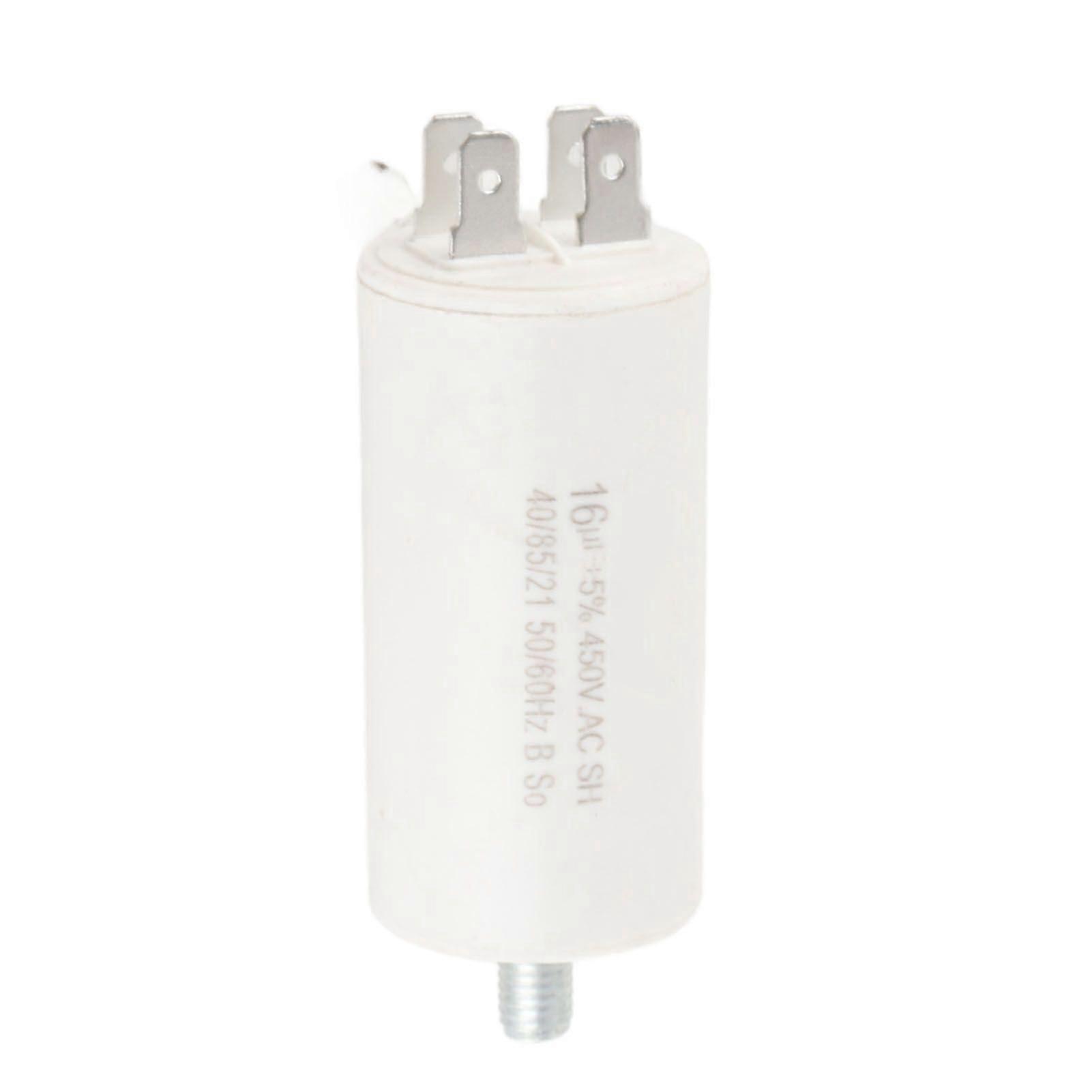 High quality  CBB60 450V 16uf double plug running capacitor washing machine motor water pu