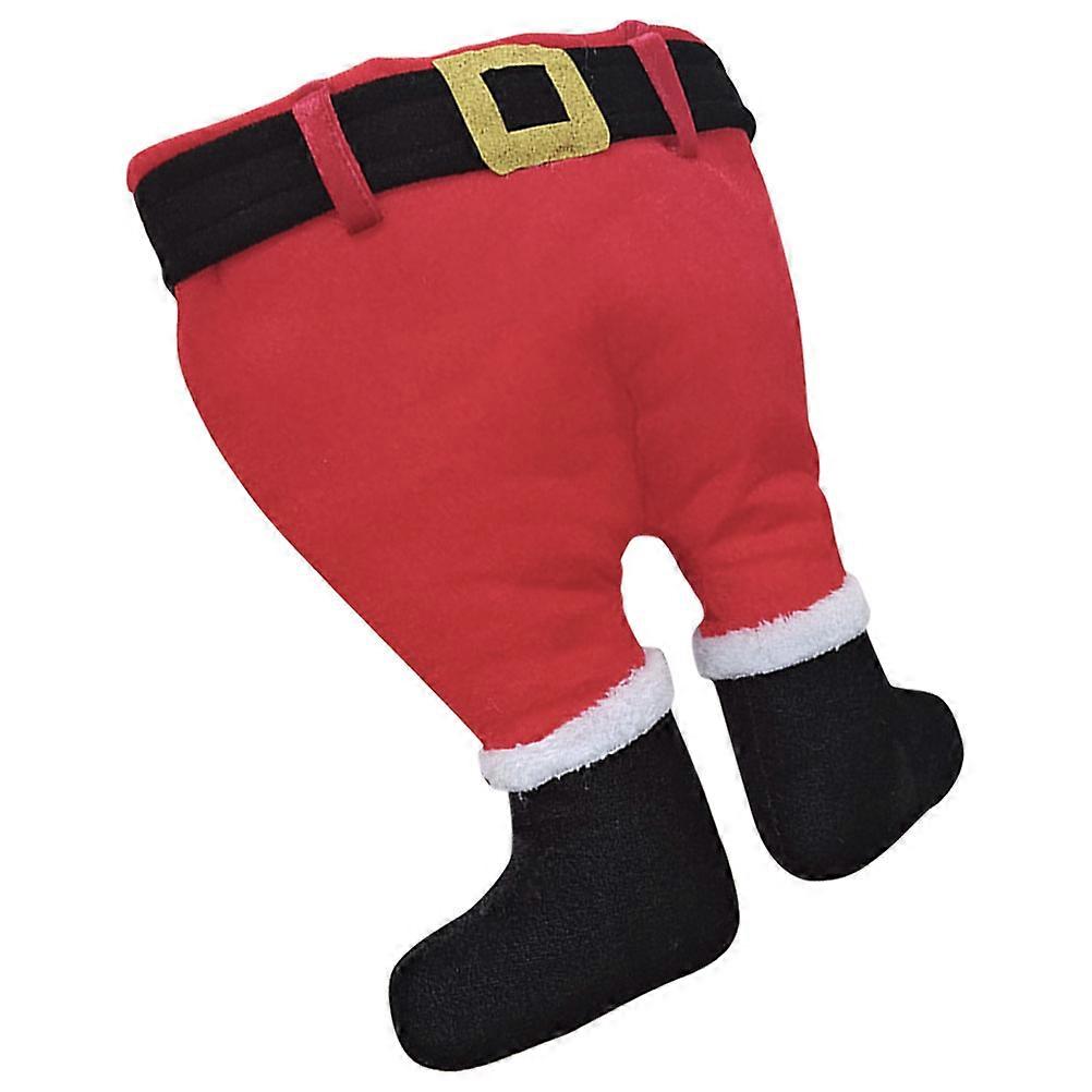 Creative Xmas Hat Funny Elf Leg Shaped Hat for Decoration