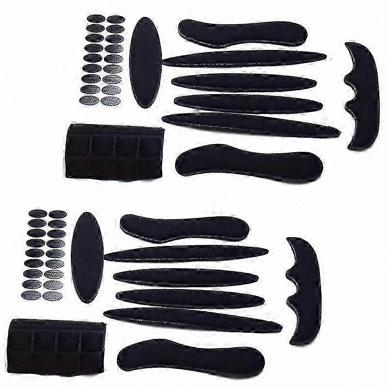 Universal Helmet Cushion Set - 2 Pack Replacement Sponge Pads for Cycling and Motorcycle Helmets