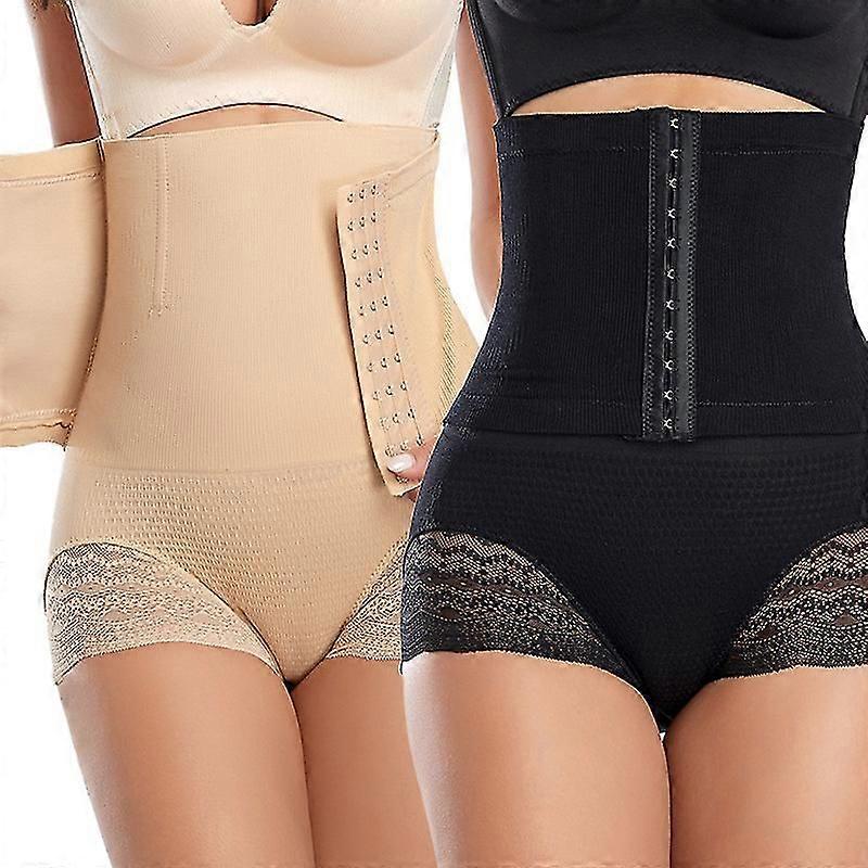 2023 High Waist Design Shaping Tummy Control Pants With Lace Postpartum Recovery Pants