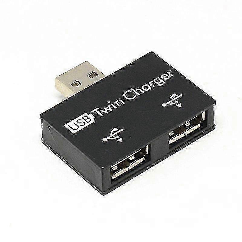 1-to-2 Port USB 2.0 Male USB Dual Splitter Hub Cord Adapter Converter 2025