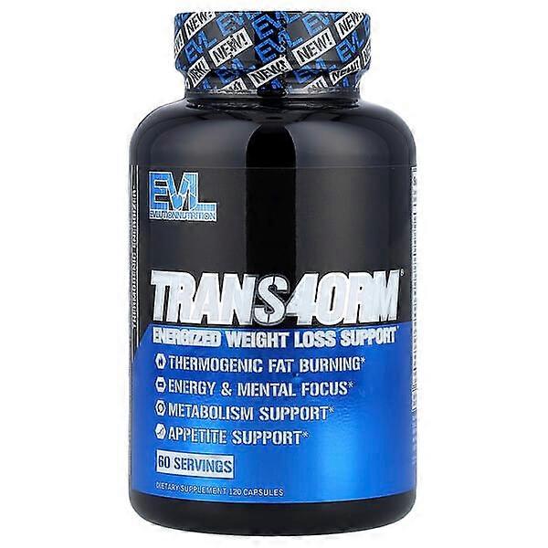EVLution Nutrition, Trans4ormÃÂÃÂÃÂÃÂÃÂÃÂÃÂÃÂ®, Energized Weight Loss Support, 120 Capsules