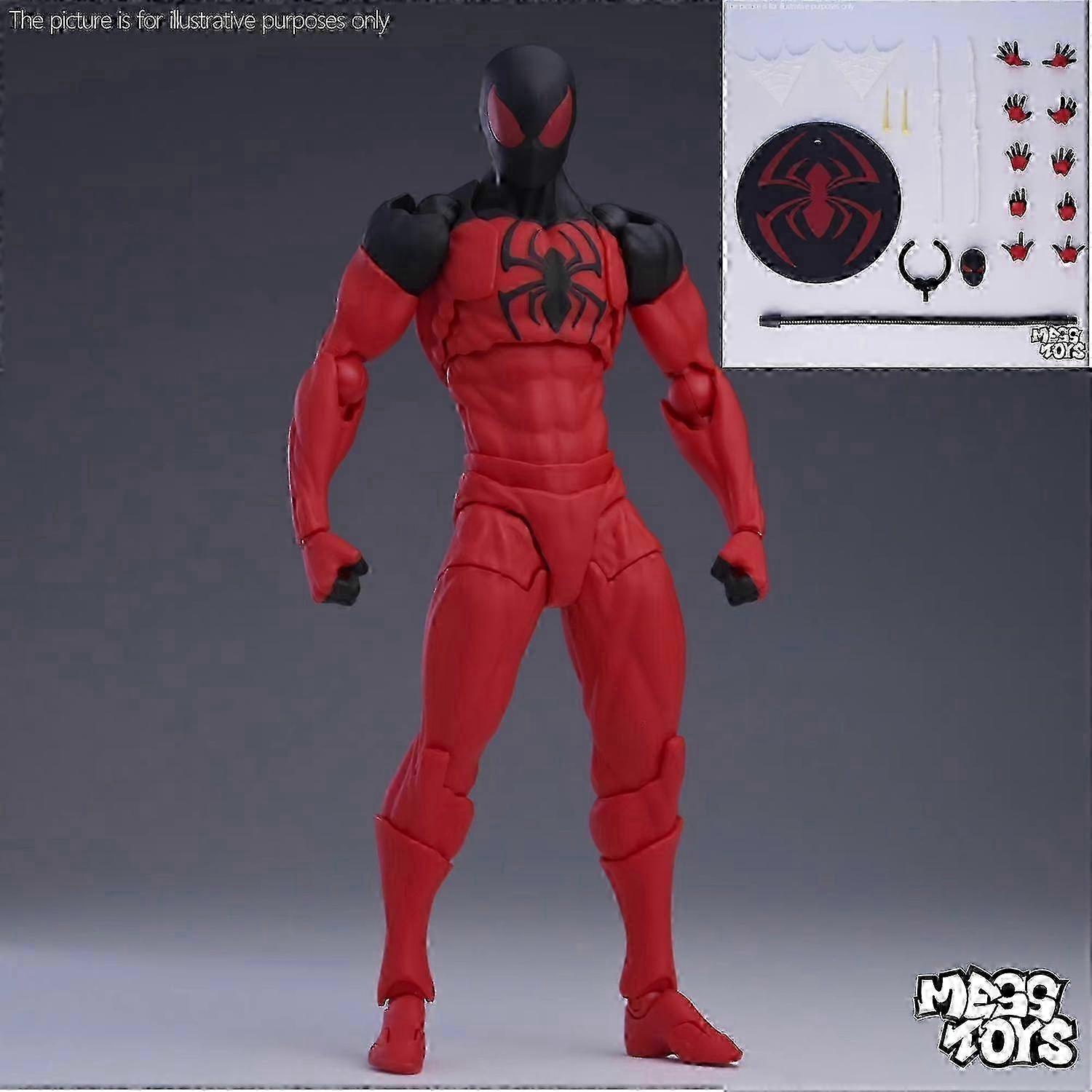 I lager MESS LEKSAKER Anime Spiderman Neighbour Den ultimata Spider Man Peter Parker Actionfigur Mode 25-26s