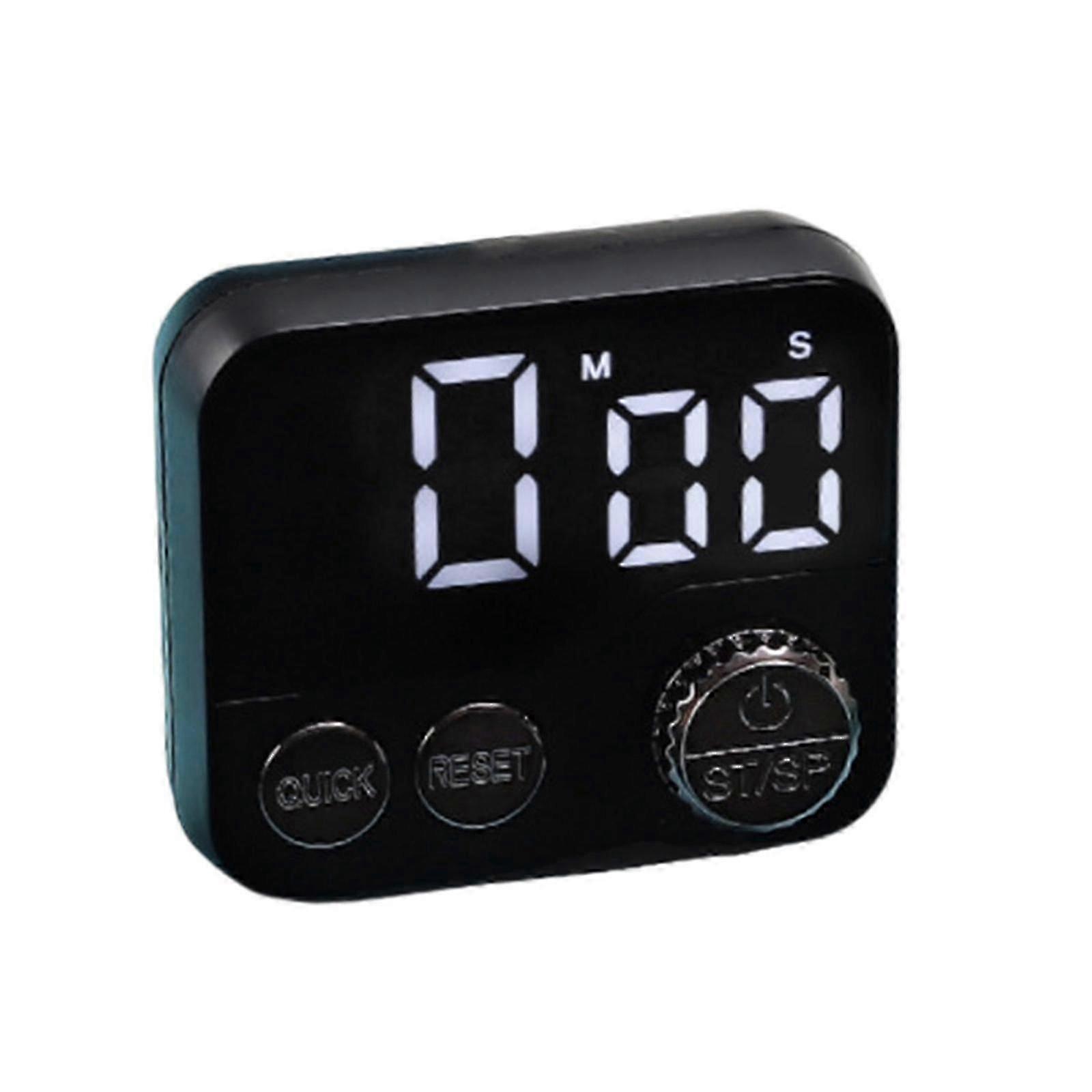 Large Screen Kitchen Timer Cooking Alarm Led Digital Kitchen Reminder Timer Cooking Sleep Shower Study Stopwatch White Cs