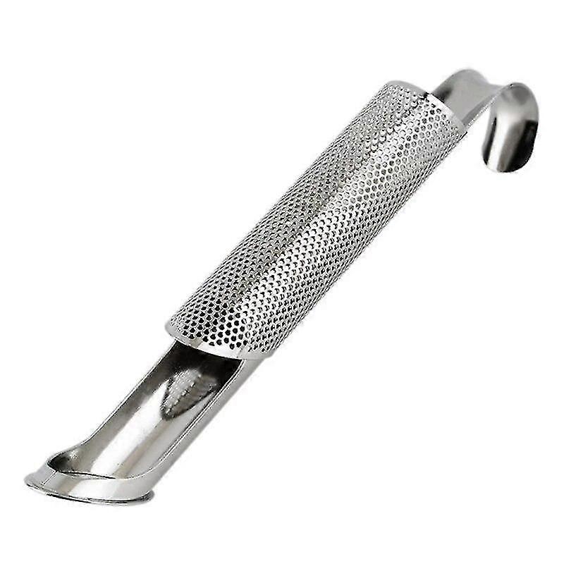 Stainless Steel Mesh Tea Strainer Filter Metal Pipe Design Loose Leaf Tea Infuser Steeper Diffuser