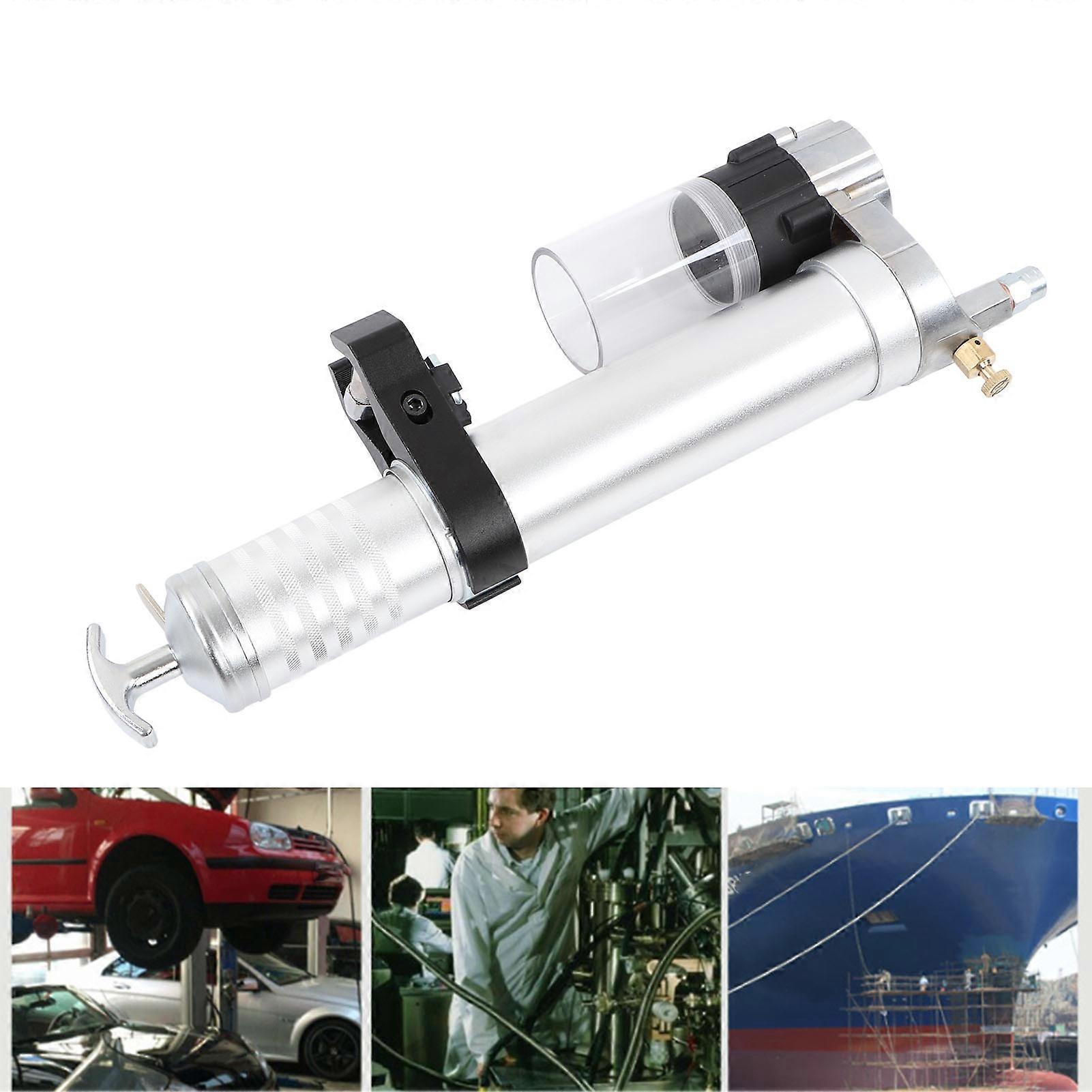 Grease Gun Attachment Adapter 12000PSI High Pressure Handheld Oiling Greaser Tool for Electric Drill 