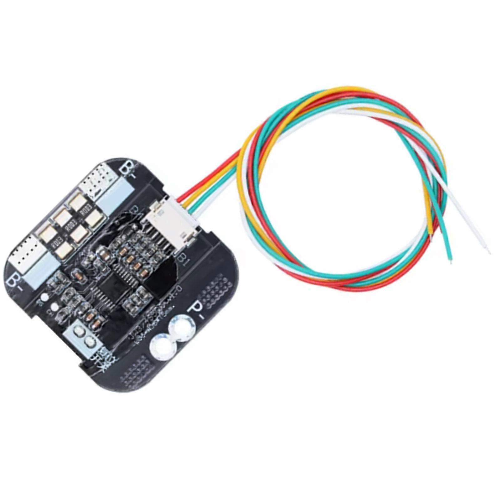 Battery Charging Protective 4S 50A Balance Module Battery Protective Module Replacement for Electric Car Washer Multicolor