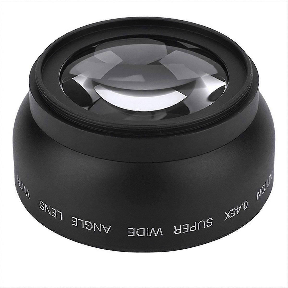 Objectif macro universel grand angle 52 mm 0,45X pour reflex numériques et appareils photo numériques