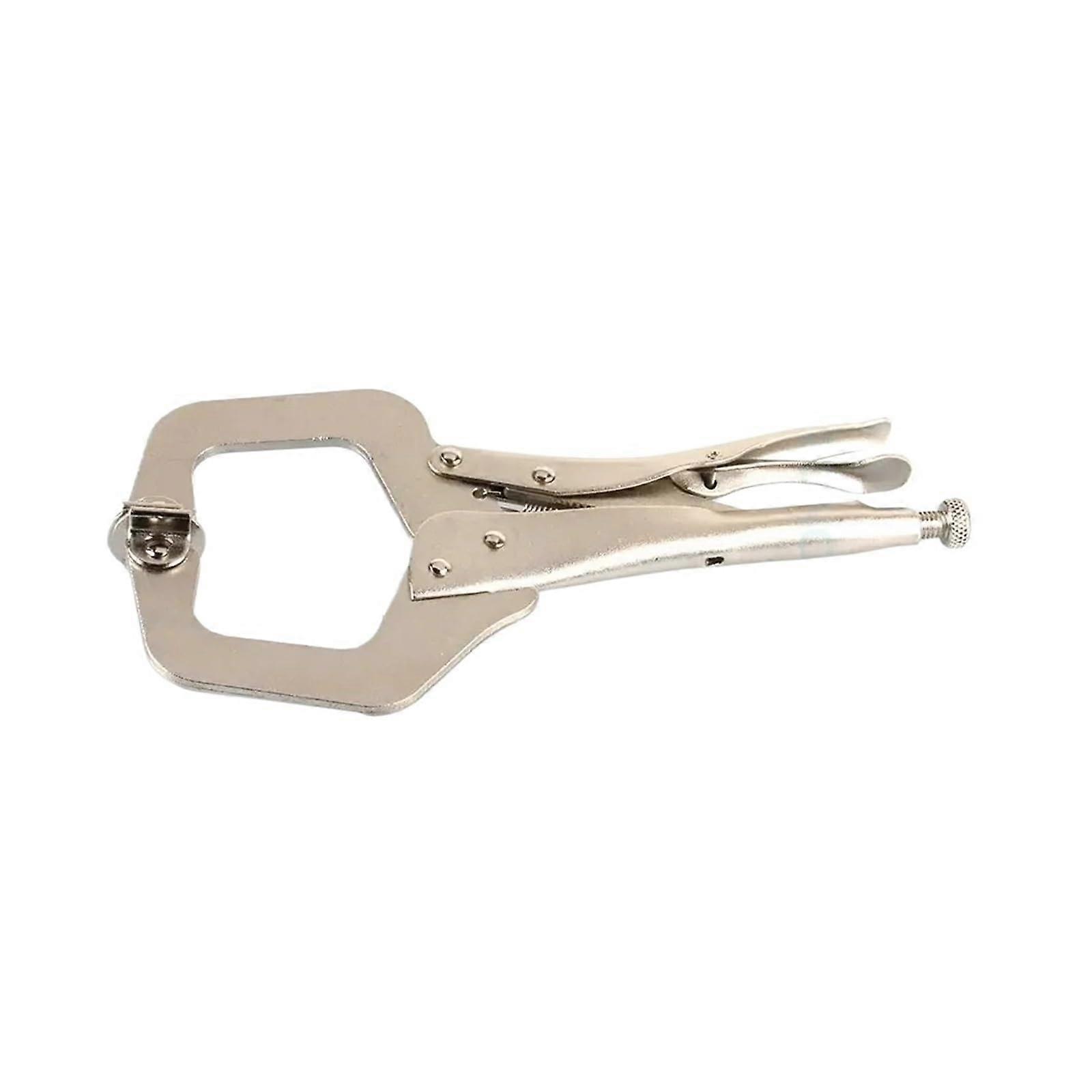C Clamp 10 Inch Locking Pliers, Adjustable Welding Clamp, UC Type, MultiFunction Hand Tool