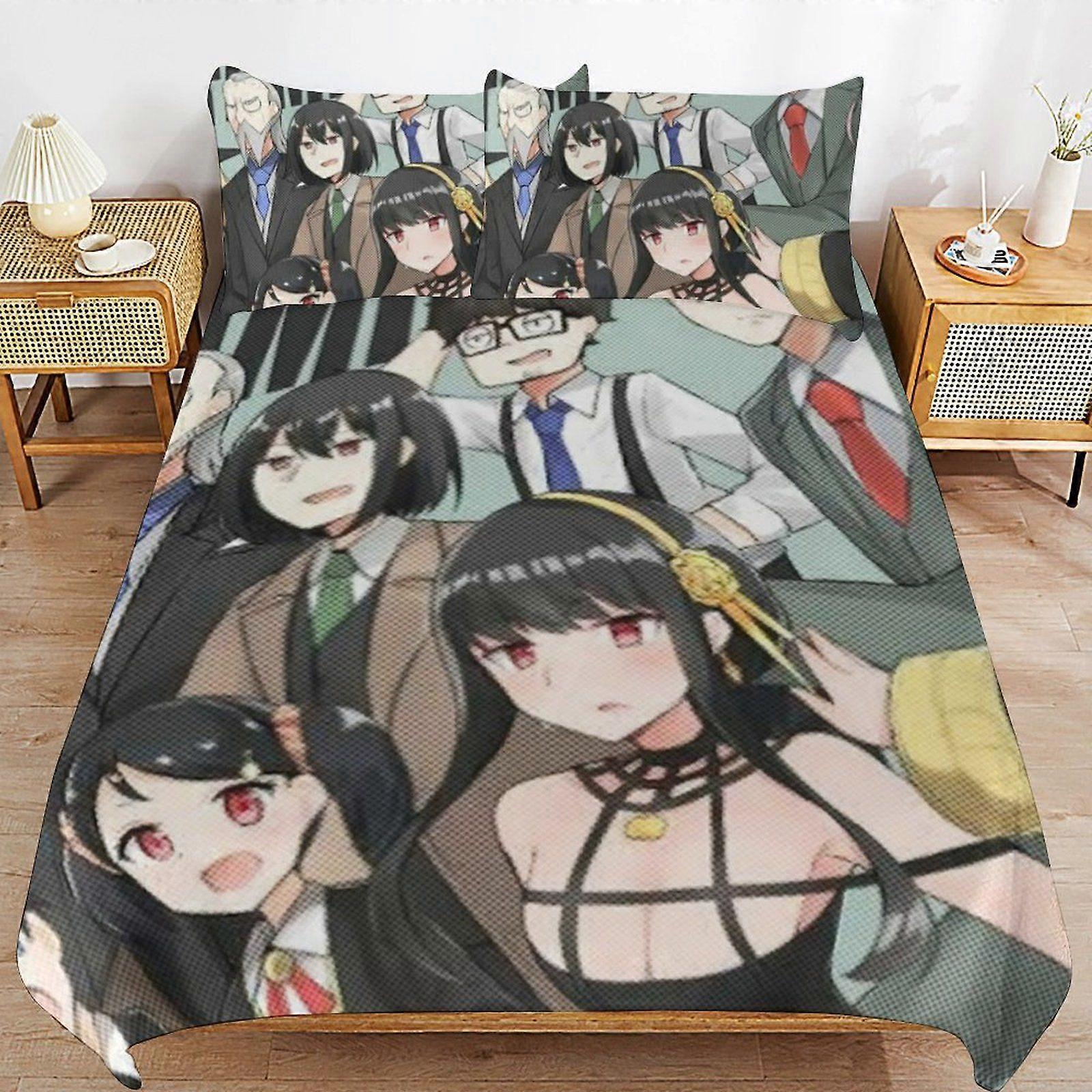 u437 SPYFAMILY Durable Easy Care Smooth Finish Bedding Solution Soft Zipper Closure Duvet Cover Sets Choice n437