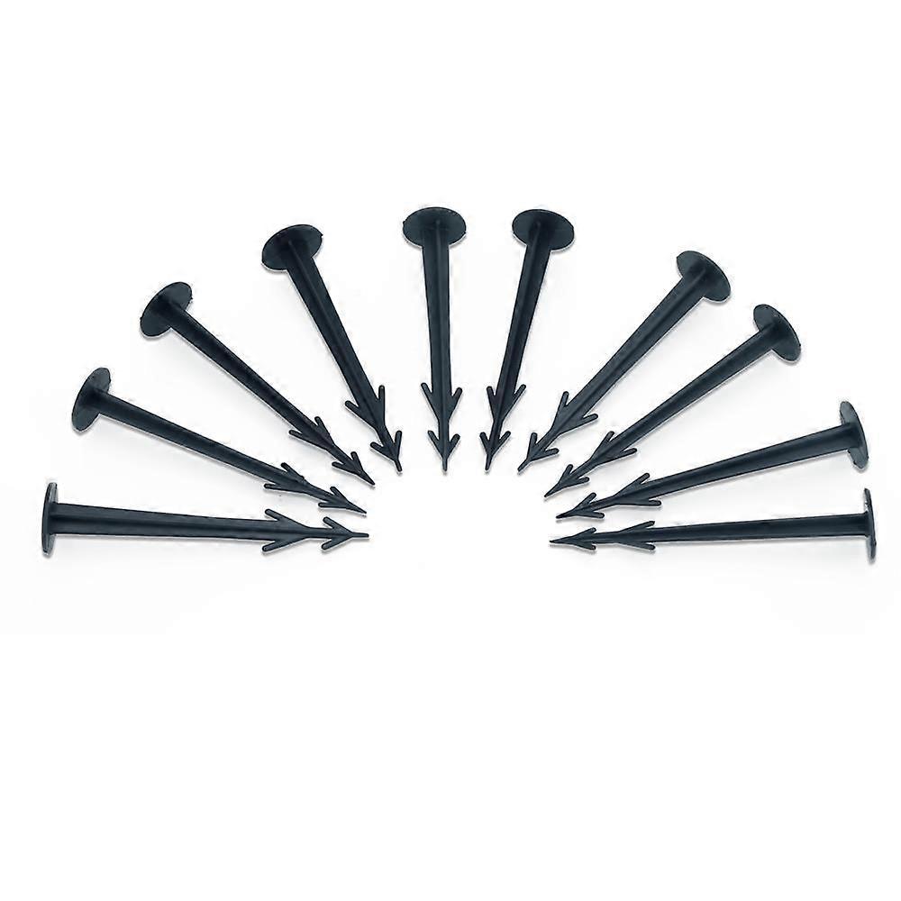 Grondanker kunststof zwart - 100 stuks grondanker onkruidvlies bevestiging