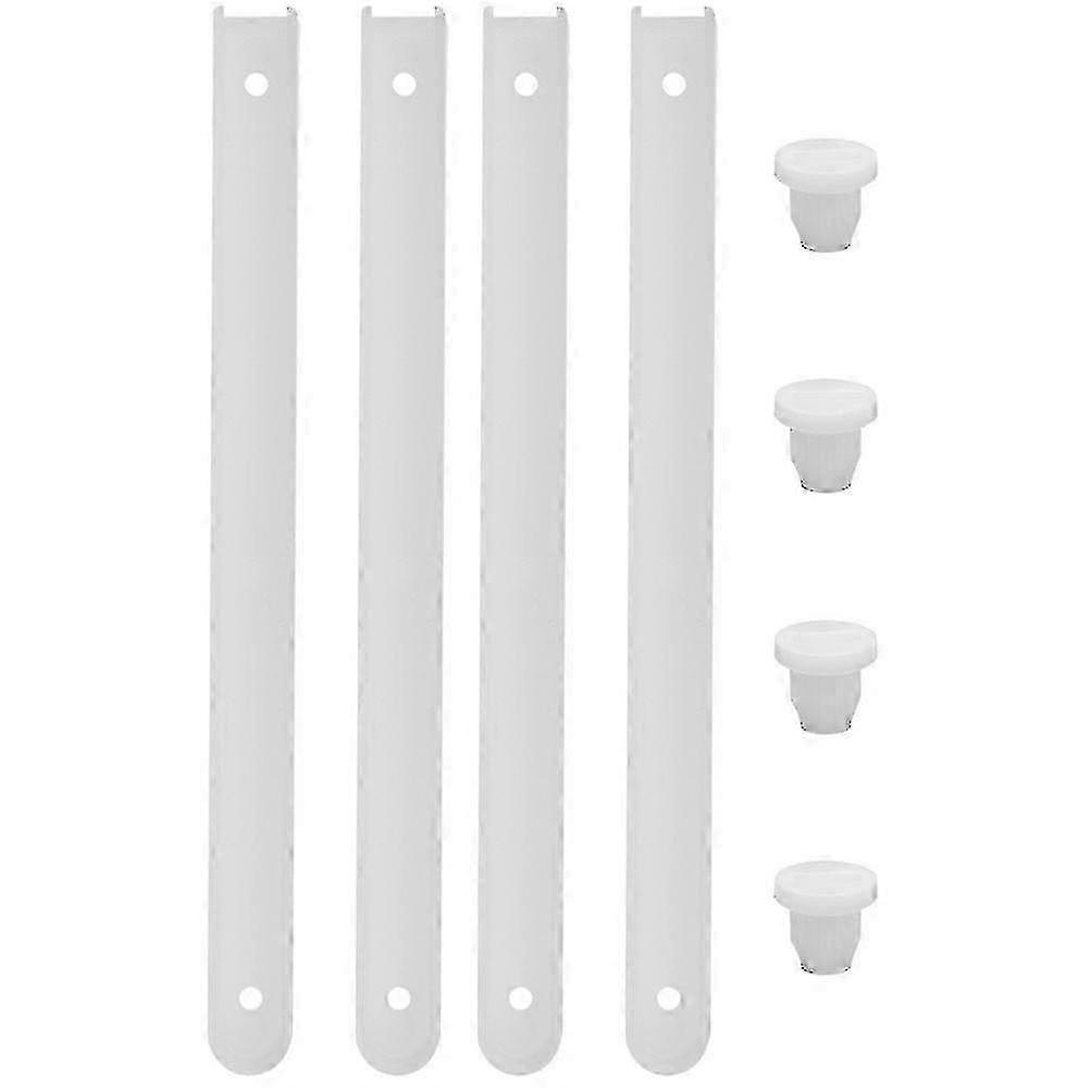 Heavy Duty Drawer Slides - 4pcs Cabinet Cupboard Track Guides for Smooth and Quiet Operation