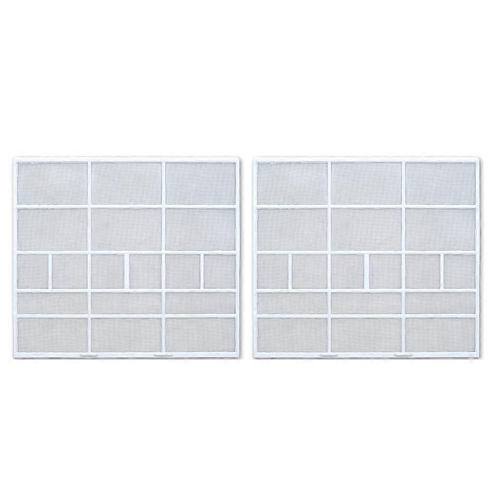 Air Conditioner Filter Accessories Indoor Unit Dust Screen 2Piece Set DustProof Plastic Net 31.9 x 28.3 cm