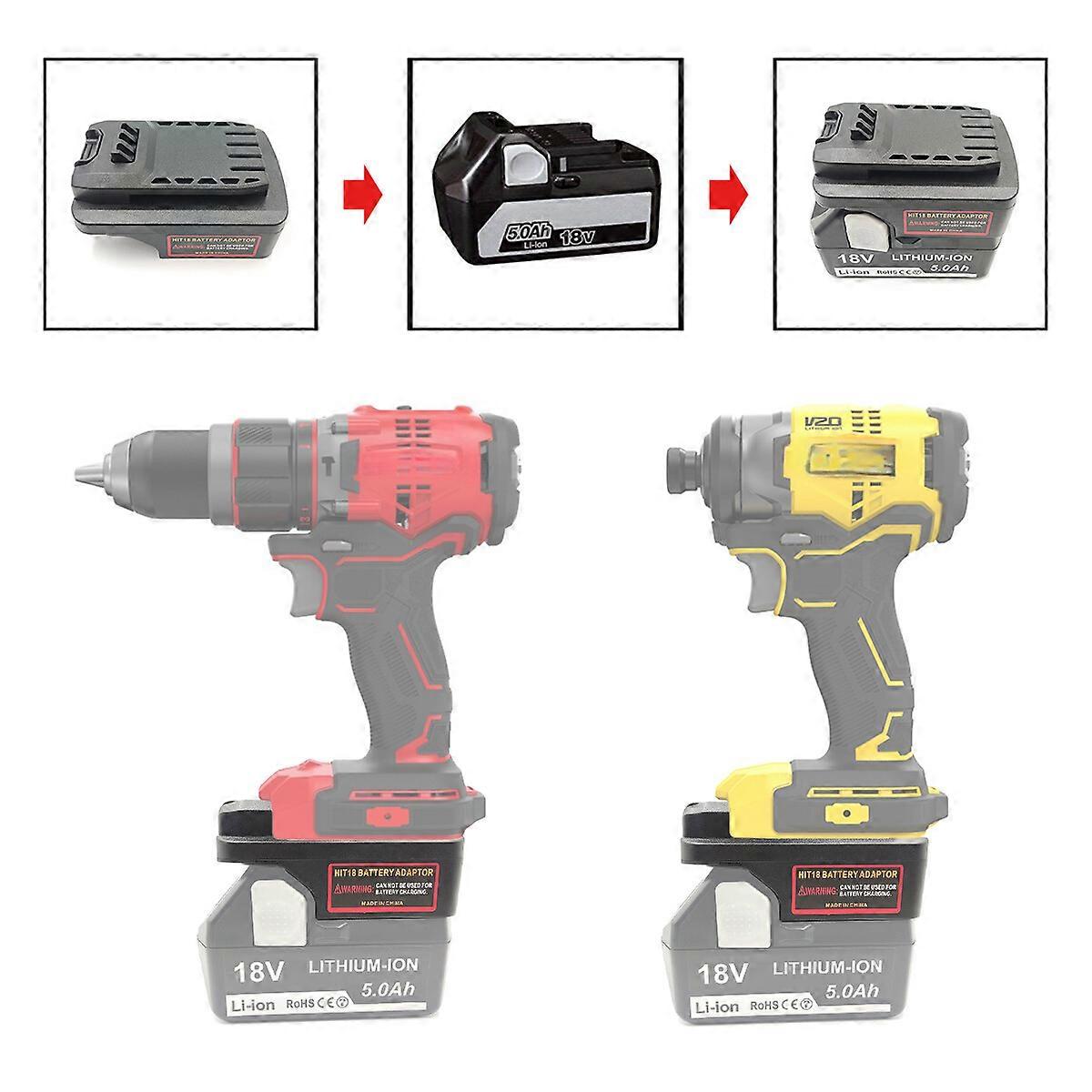 Battery Adapter for Hitachi 18V Li-Ion Battery Convert to for CRAFTSMAN 20V Tool