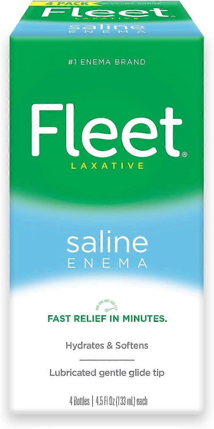 Laxerande saltlösningslamejang för förstoppning hos vuxna, 113 ml, 4 flaskor à 473 ml (1-pack)