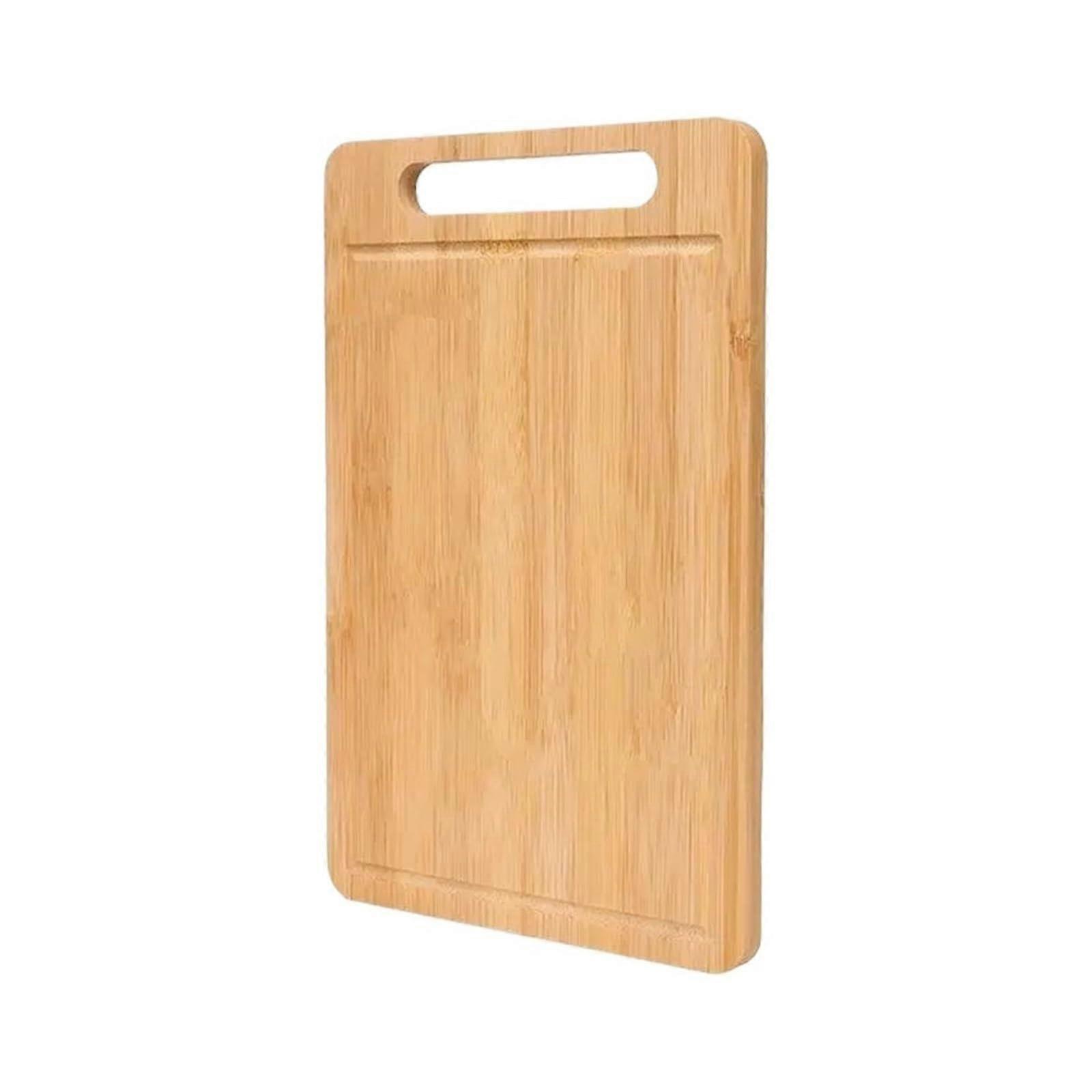 Solid Wood Cutting Board Bamboo 30.5x20x1.2 Cm Kitchen Chopping Board