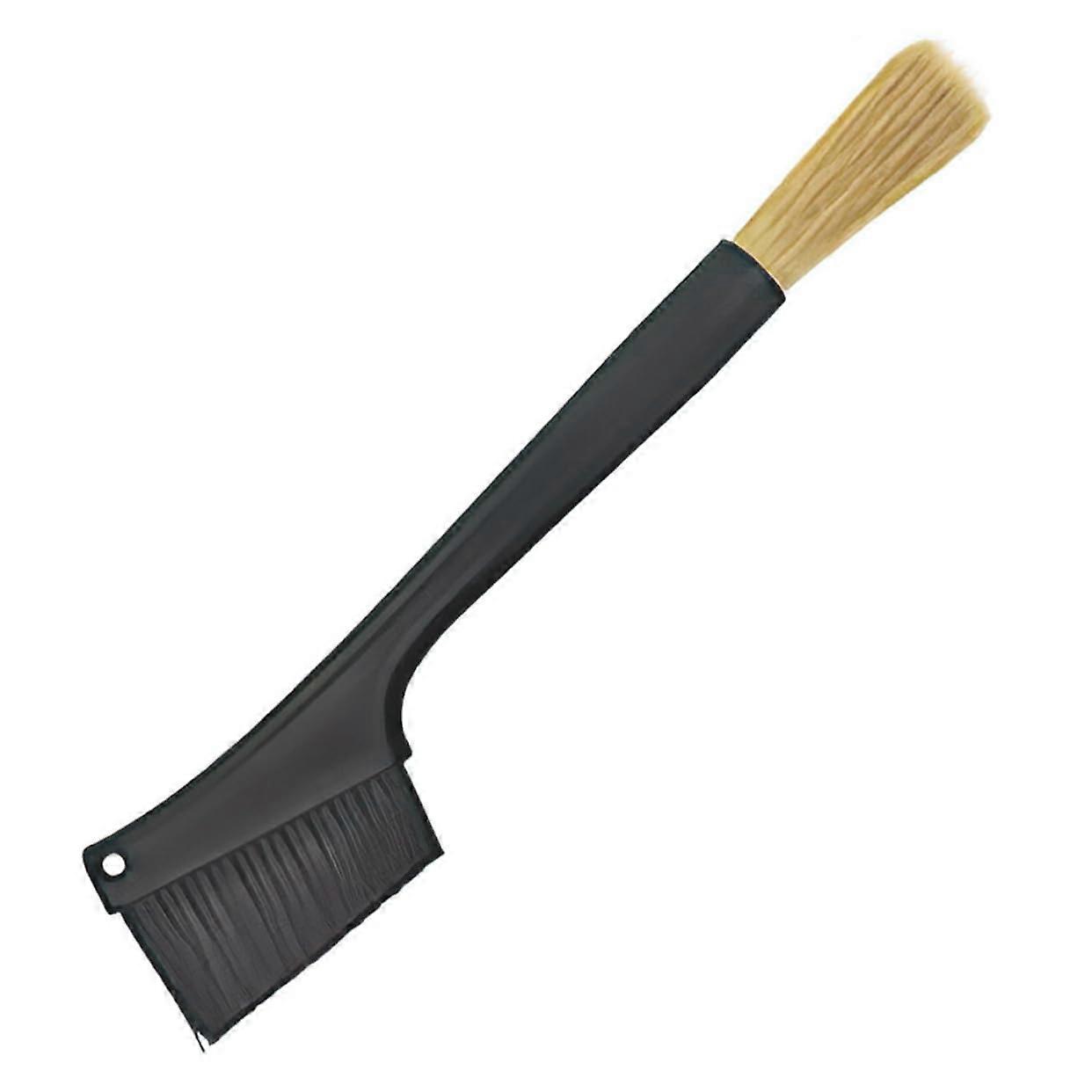 Espresso Coffee Grinder Cleaning Brush Double Head with Bristles for Machine Maintenance