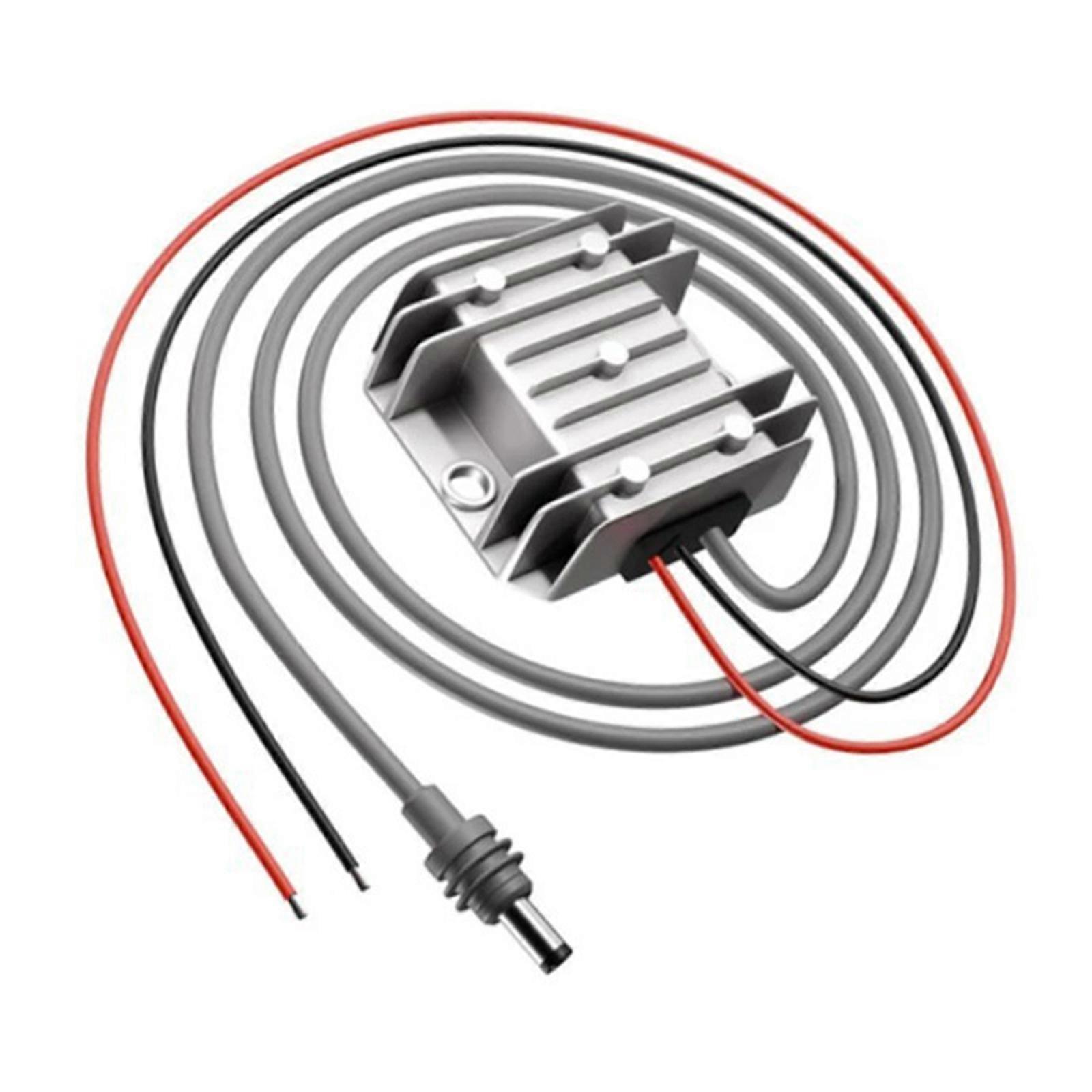 Power Converter With Clip Power Cord 12V/24V To 30V 3.5A Boost Converter 9V to 28V Input Step Up Power Adapter Cord Multicolor