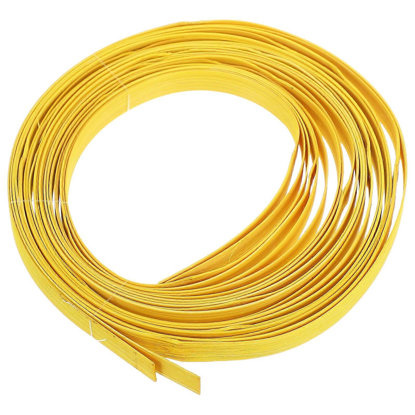 Bamboo Weaving Strips Bamboo Craft Strips for Basket Making 2 Rolls