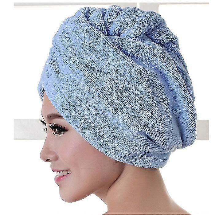 Microfiber Bath Towel Hair Dry Hat Cap Quick Drying Lady Bath Tool Gn
