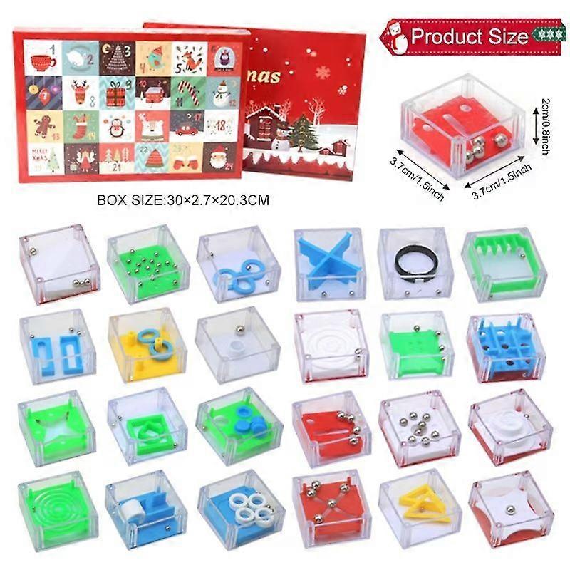 2025 New Christmas Blind Box Creative Puzzle Set Christmas Advent Countdown Calendar