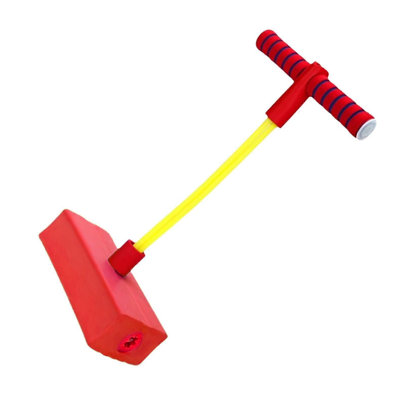 Foam Bounce Jumper for Kids Easy to Use with Safety Features for Active Play for Core Strength Training  Red