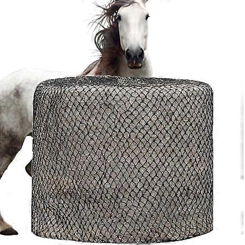 Horse Hay Nets for Round Bales Slow Feed Mesh Bag Feeder for Farm or Pasture (5ft×6ft, 4ft×5ft)