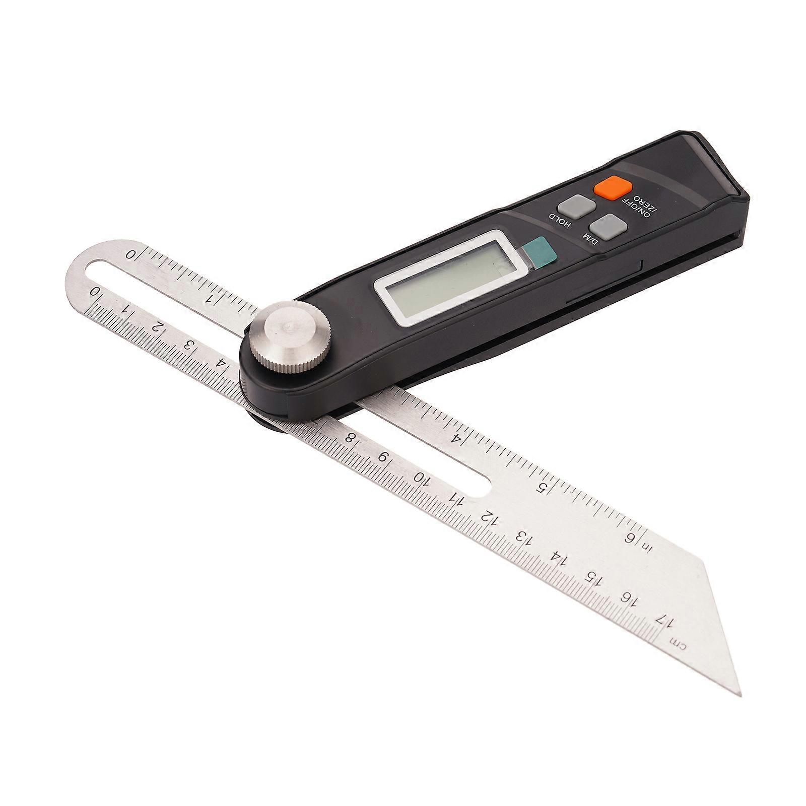 Convenient Carpentry Measurement Digital Bevel with Locking Function Hand Digital Angles Tool Woodworking Measurement Multicolor